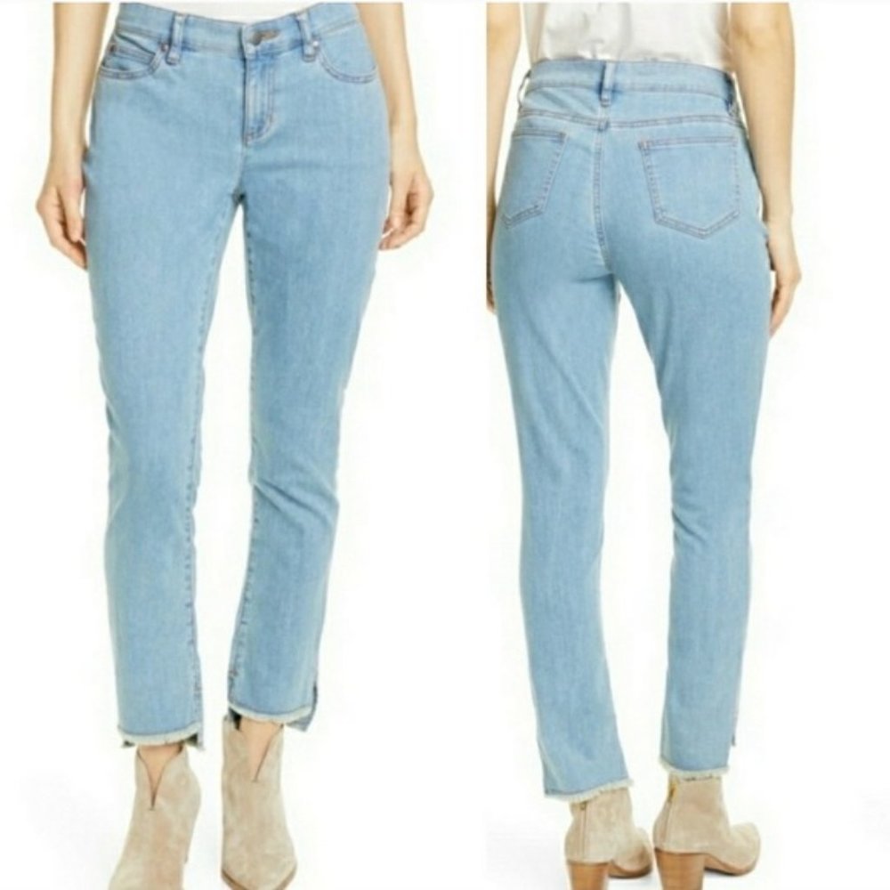 Eileen Fisher Raw Stepped Hem jeans